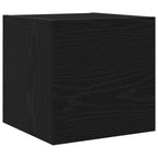 Set mobile TV 3 pcs Rovere Nero Legno multistrato
