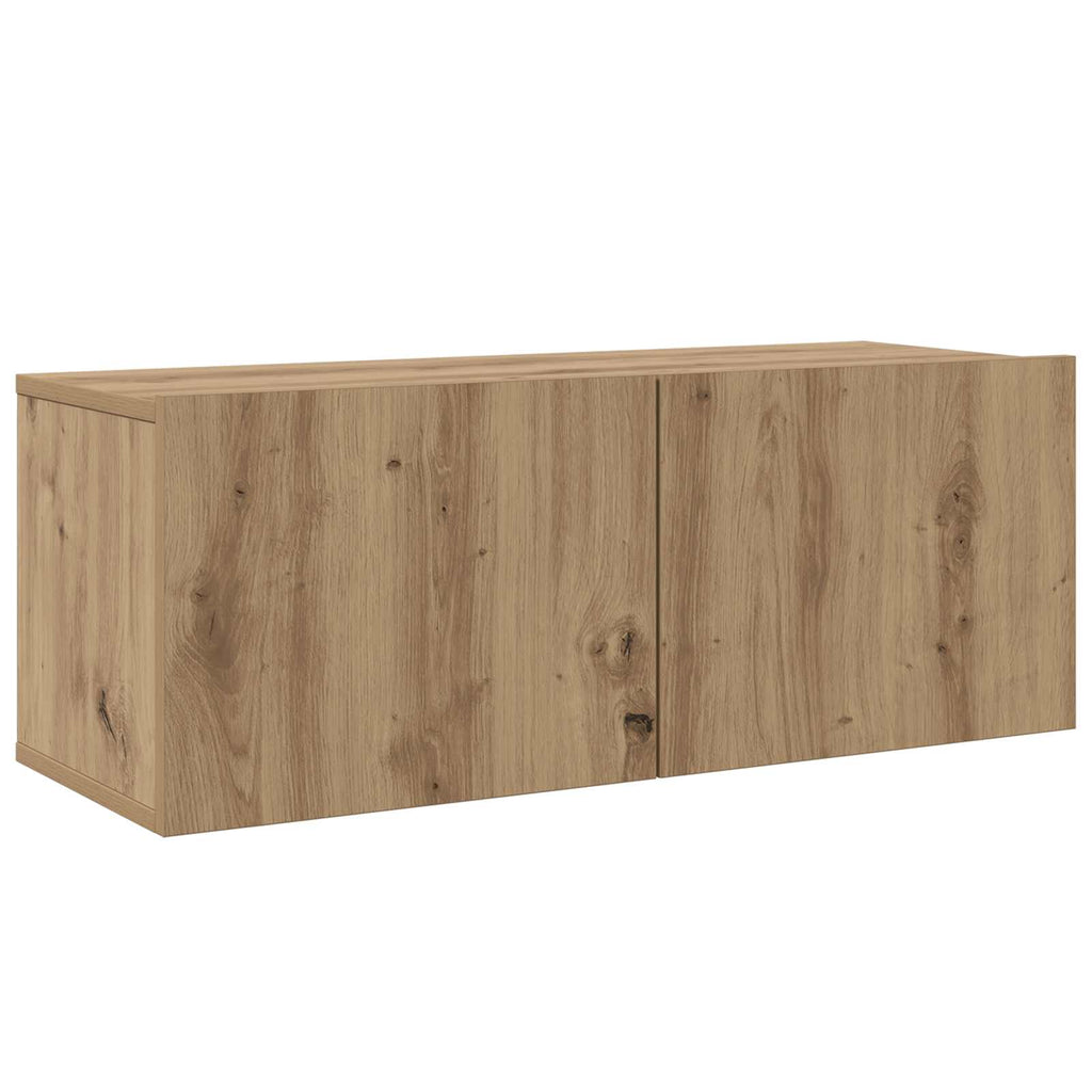 Set mobile TV 3 pcs Rovere artigianale Legno multistrato