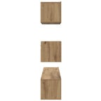Set mobile TV 3 pcs Rovere artigianale Legno multistrato