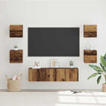 Set mobile TV 6 pcs Legno vecchio Legno multistrato