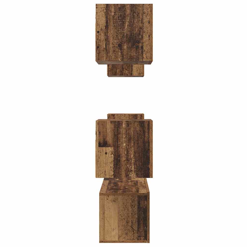 Set mobile TV 6 pcs Legno vecchio Legno multistrato
