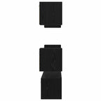 Set mobile TV 6 pcs Rovere Nero Legno multistrato