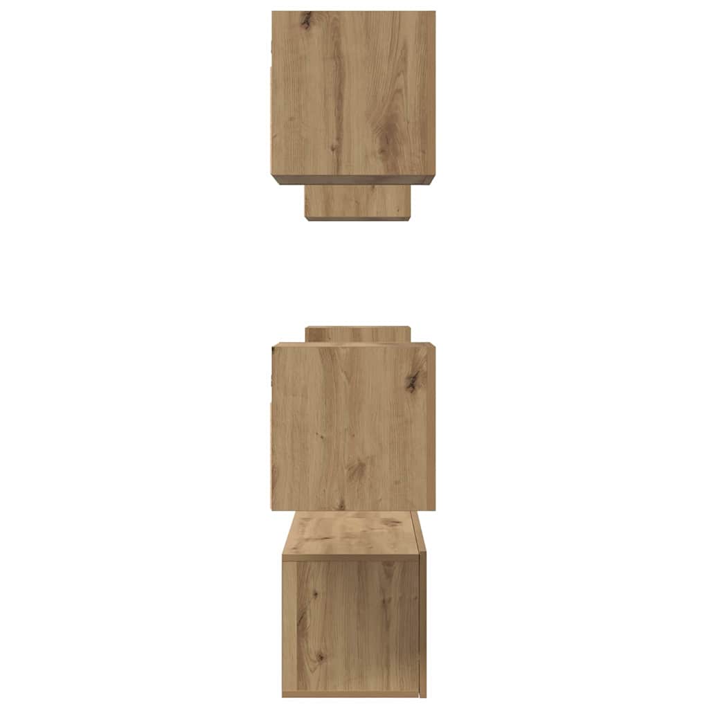 Set mobile TV 6 pcs Rovere artigianale Legno multistrato