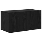 Set mobile TV 4 pcs Rovere Nero Legno multistrato