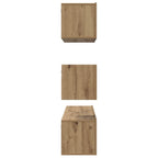 Set mobile TV 4 pcs Rovere artigianale Legno multistrato