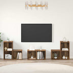 Set mobile TV 6 pcs Legno vecchio Legno multistrato