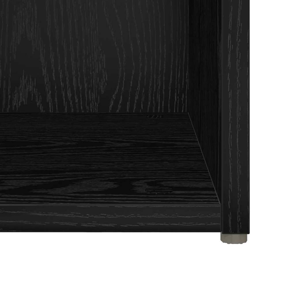 Set mobile TV 6 pcs Rovere Nero Legno multistrato