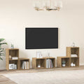 Set mobile TV 6 pcs Rovere artigianale Legno multistrato