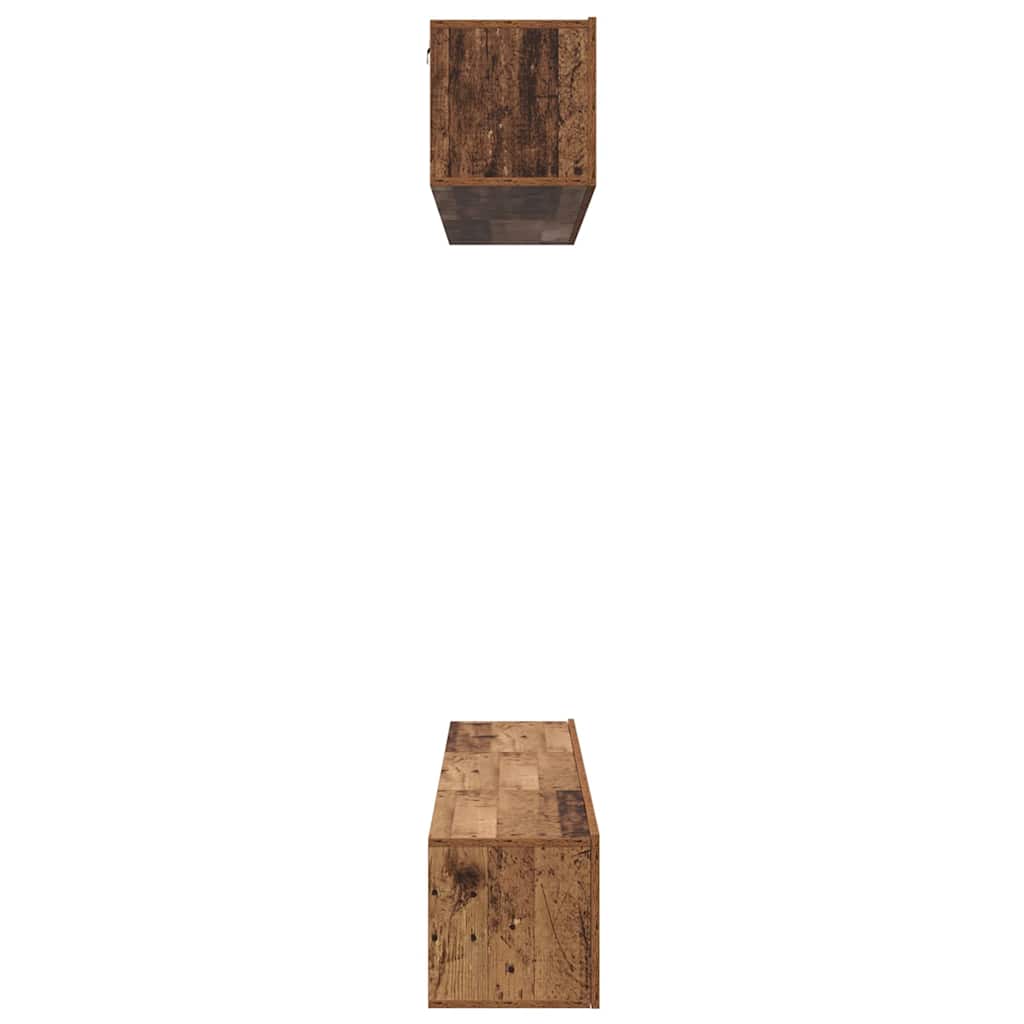 Set mobile TV 5 pcs Legno vecchio Legno multistrato