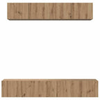 Set mobile TV 5 pcs Rovere artigianale Legno multistrato