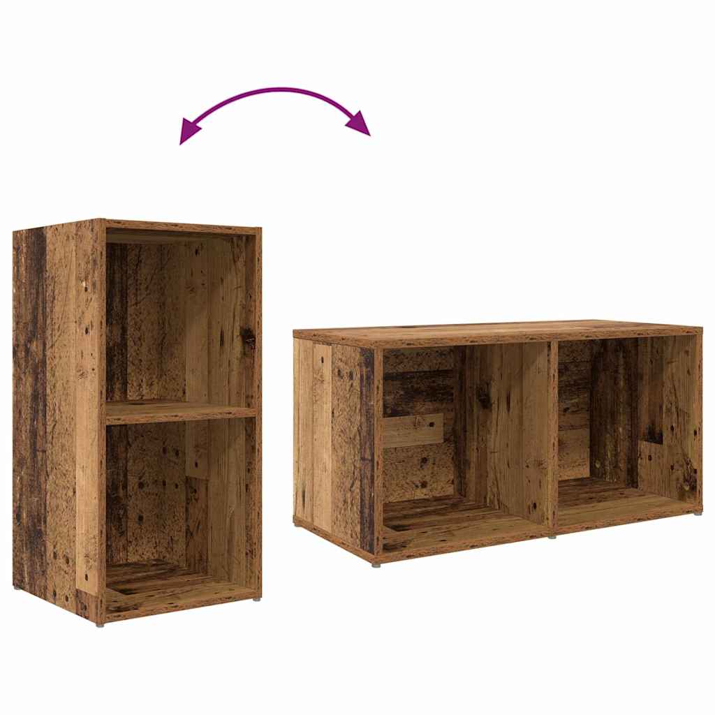 Set mobile TV 3 pcs Marrone Legno multistrato