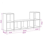 Set mobile TV 3 pcs Marrone Legno multistrato