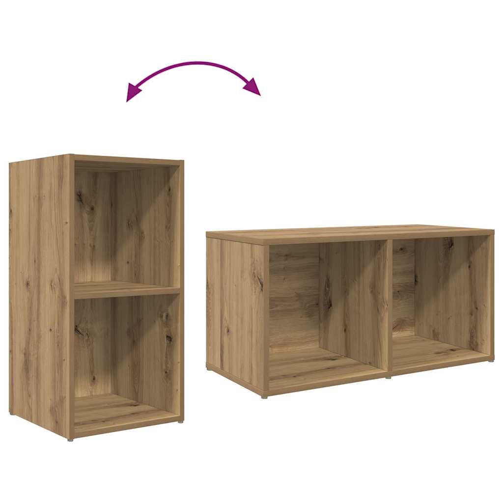 Set mobile TV 3 pcs Marrone Legno multistrato