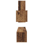 Set mobile TV 4 pcs Legno vecchio Legno multistrato