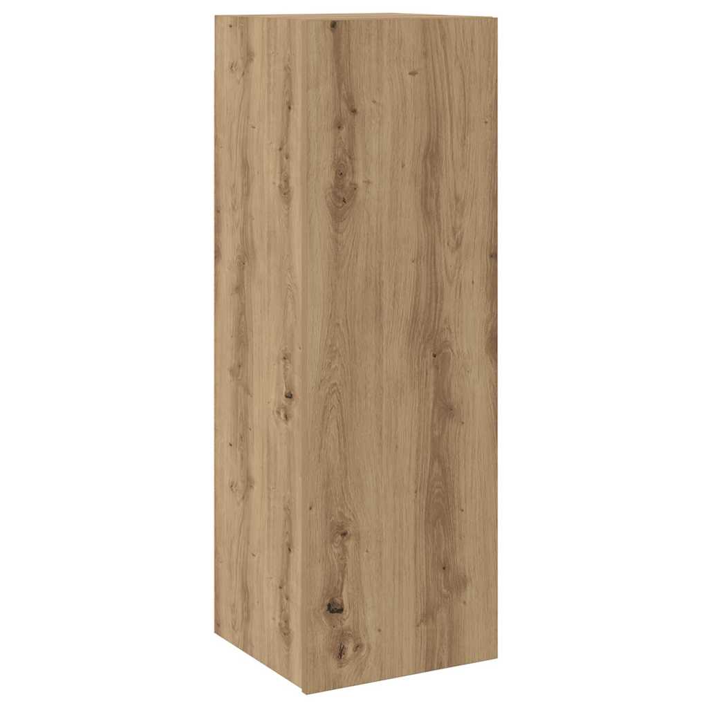 Set mobile TV 4 pcs Rovere artigianale Legno multistrato