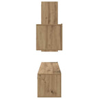 Set mobile TV 4 pcs Rovere artigianale Legno multistrato
