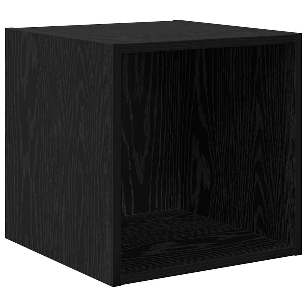 Set mobile TV 4 pcs Rovere Nero Legno multistrato