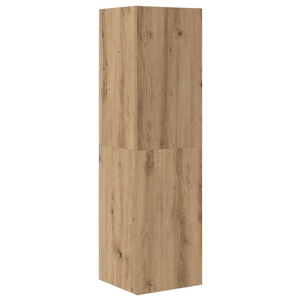 Set mobile TV 4 pcs Rovere artigianale Legno multistrato