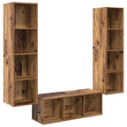 Set mobile TV 3 pcs Legno vecchio Legno multistrato