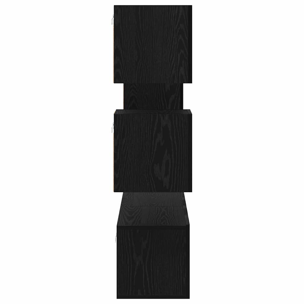Set mobile TV 5 pcs Rovere Nero Legno multistrato