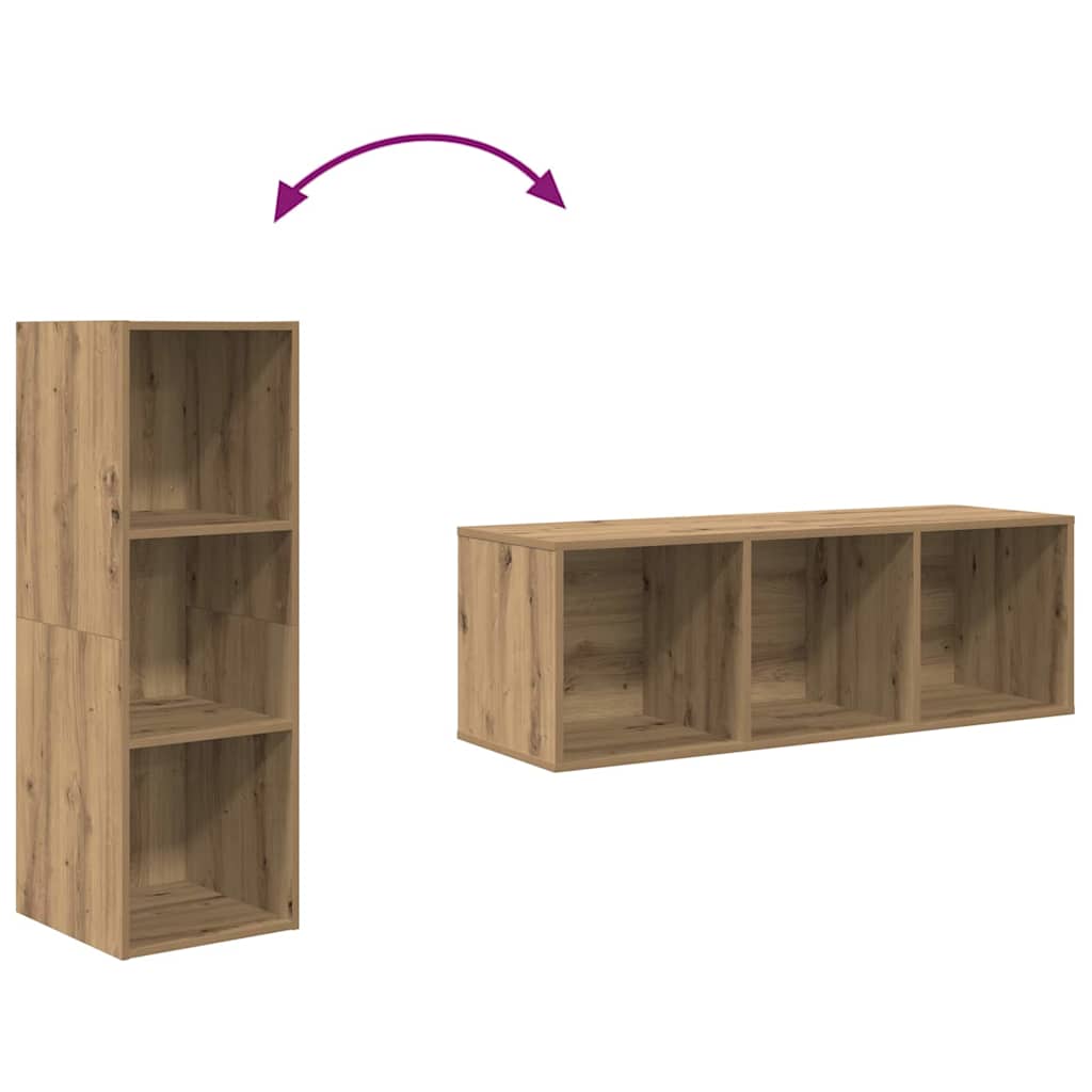 Set mobile TV Rovere artigianale 37 x 37 x 107 cm