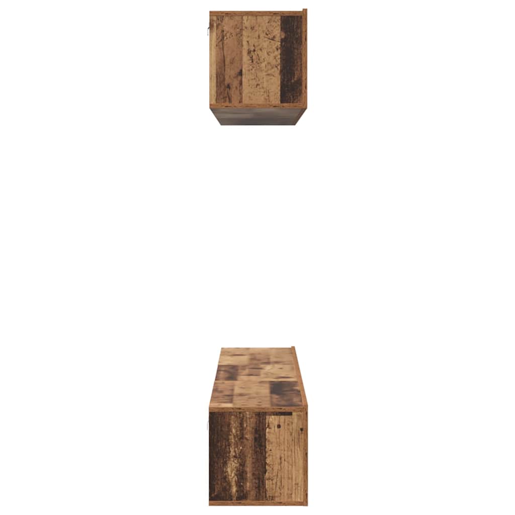 Set mobile TV 5 pcs Legno vecchio Legno multistrato