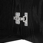 Set mobile TV 5 pcs Rovere Nero Legno multistrato