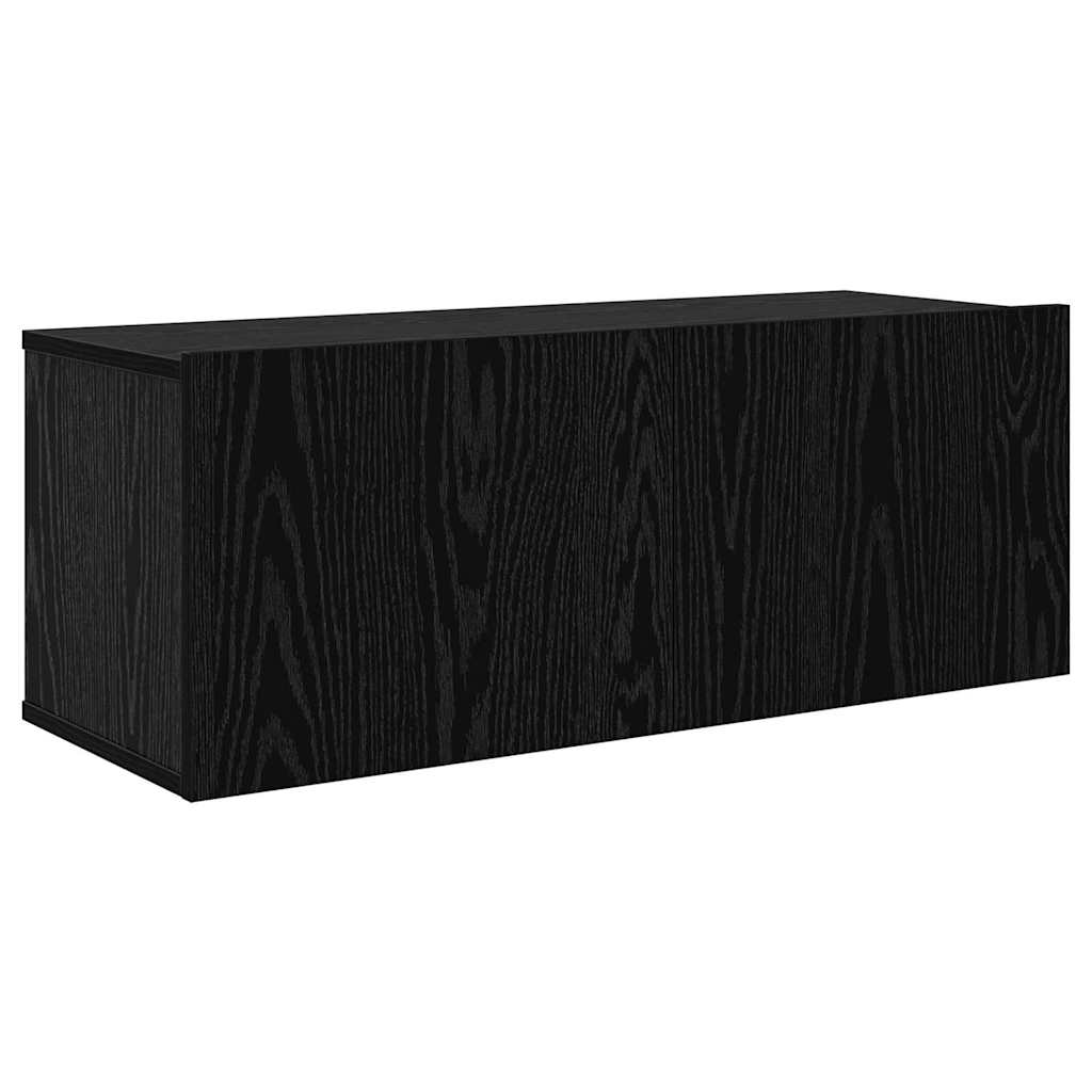 Set mobile TV 5 pcs Rovere Nero Legno multistrato