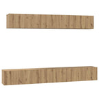 Set mobile TV 5 pcs Rovere artigianale Legno multistrato