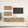 Set mobile TV 4 pcs Rovere Artigianale Legno ingegnerizzato