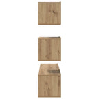 Set mobile TV 4 pcs Rovere Artigianale Legno ingegnerizzato
