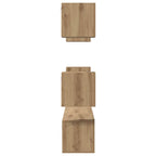 Set mobile TV 7 pcs Rovere artigianale Legno multistrato