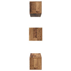 Set mobile TV 6 pcs Legno vecchio Legno multistrato