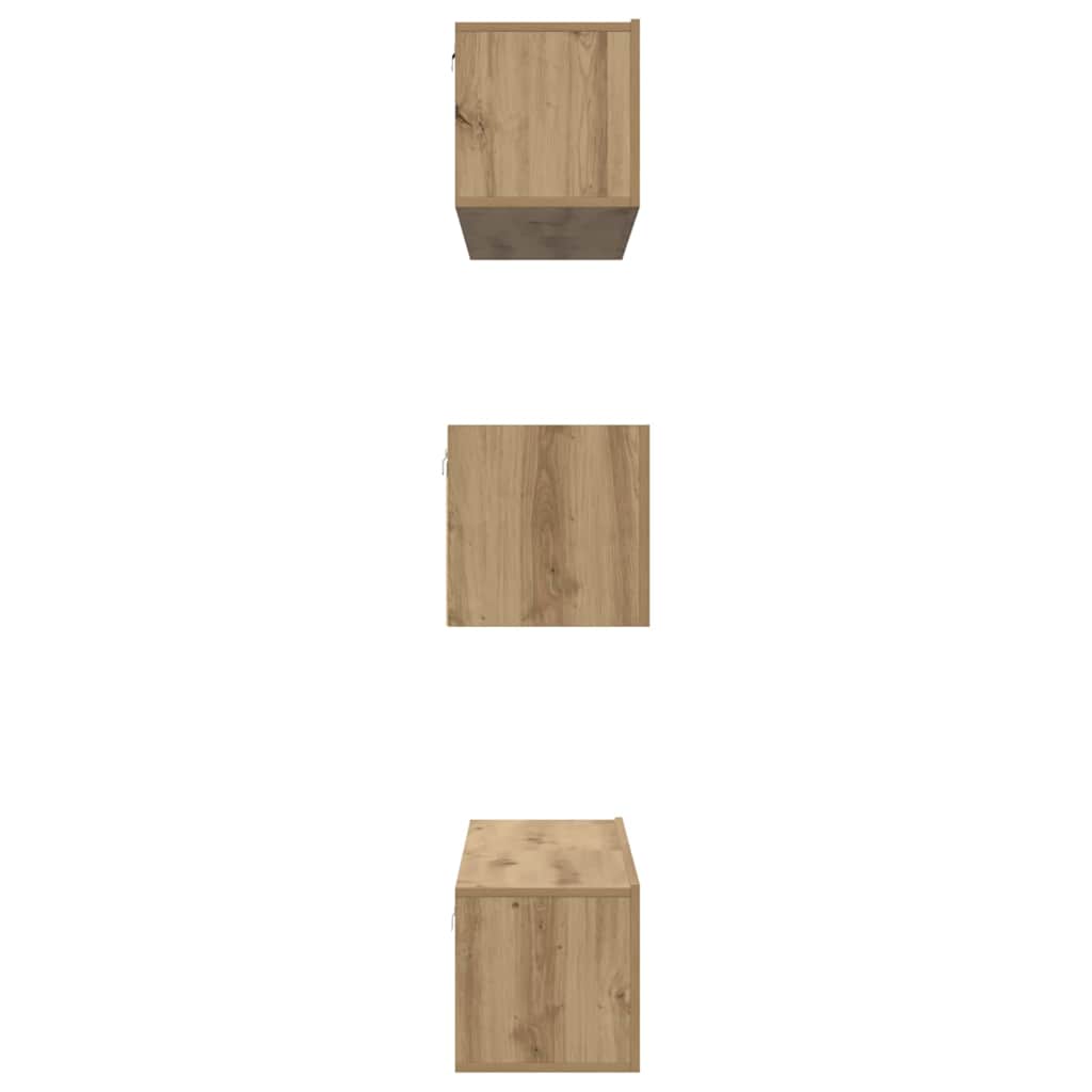 Set mobile TV 6 pcs Rovere artigianale Legno multistrato