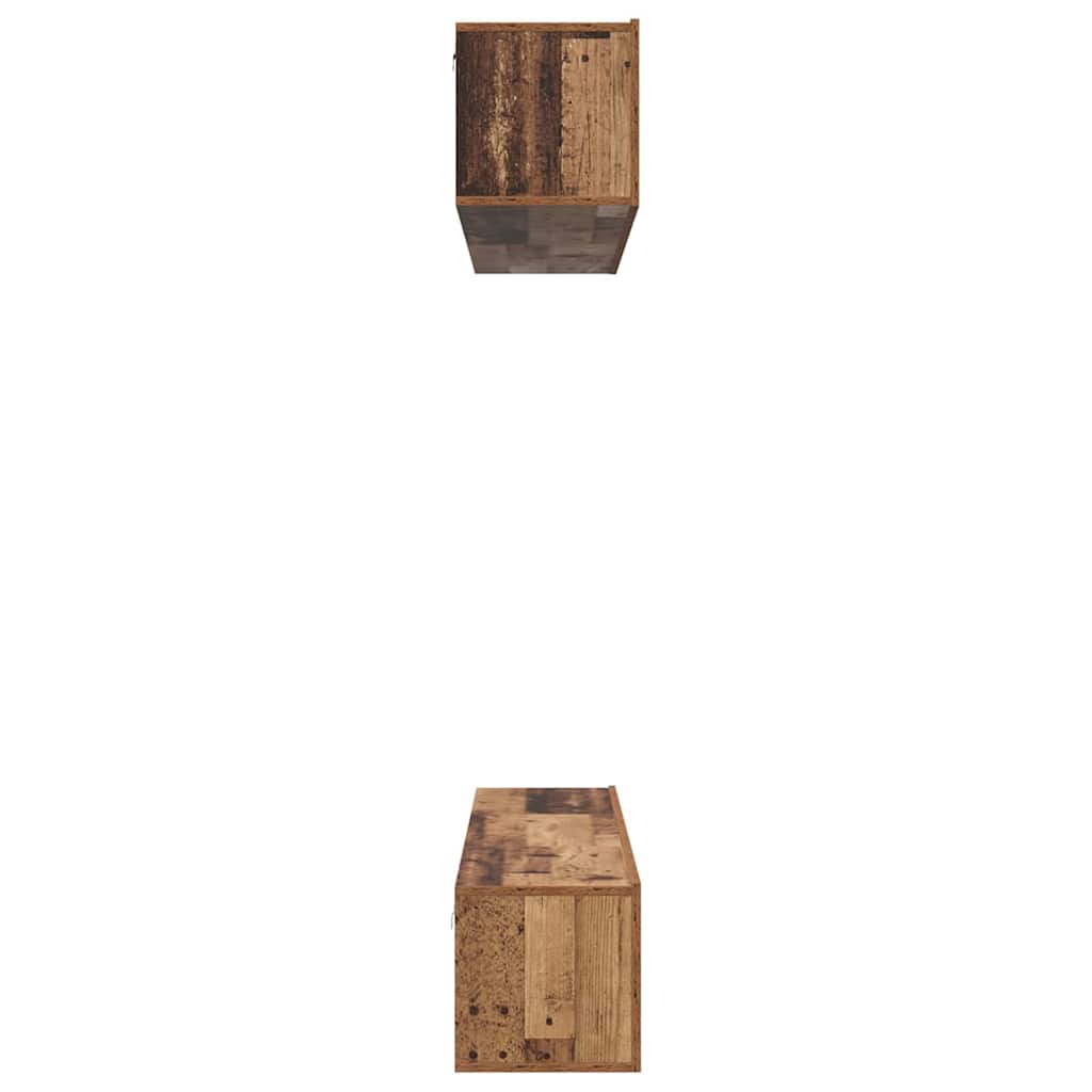 Set mobile TV 5 pcs Legno vecchio Legno multistrato
