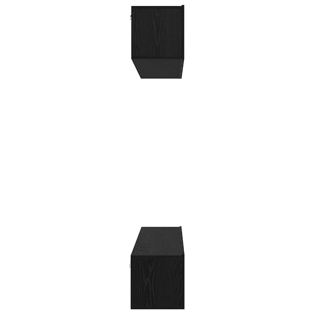 Set mobile TV 5 pcs Rovere Nero Legno multistrato