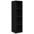 Set mobile TV 3 pcs Rovere Nero Legno multistrato