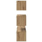 Set mobile TV 4 pcs Rovere artigianale Legno multistrato