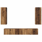 Set mobile TV 5 pcs Legno vecchio Legno multistrato