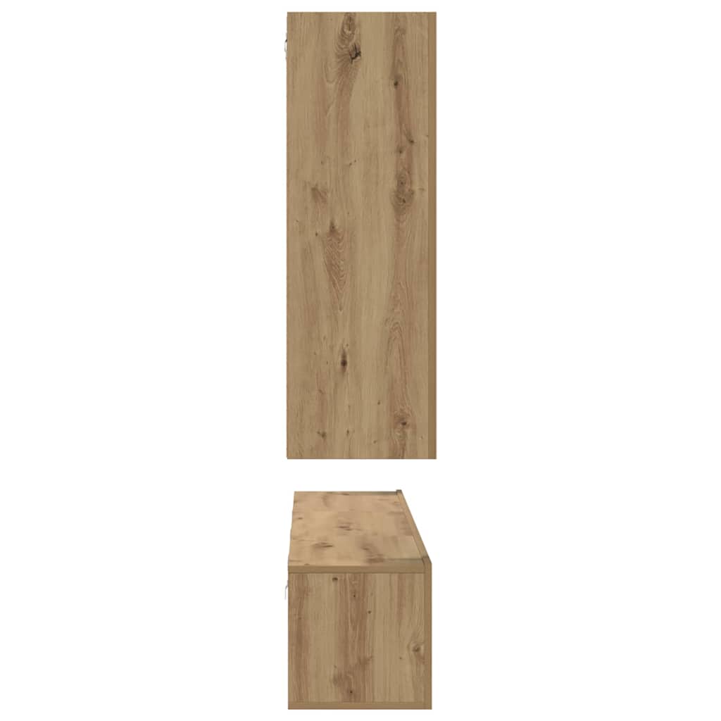Set mobile TV 5 pcs Rovere artigianale Legno multistrato