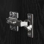 Set mobile TV Montaggio a parete Rovere Nero Legno multistrato