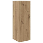 Mobile TV da Parete 4 pcs Rovere artigianale Legno multistrato