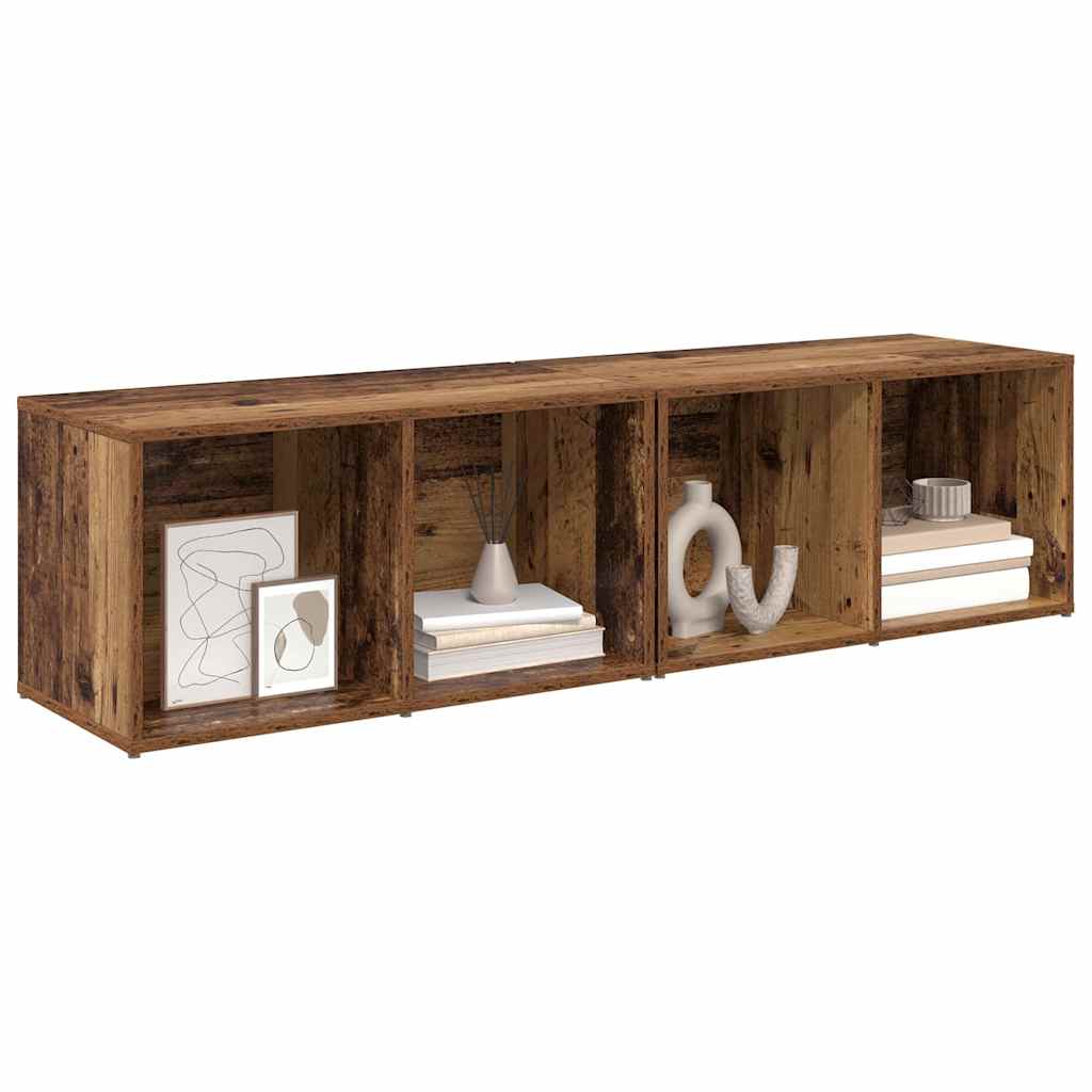 Set mobile TV 2 pcs Legno vecchio 37 x 35 x 72 cm