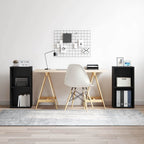 Set mobile TV 2 pcs Rovere Nero 37 x 35 x 72 cm