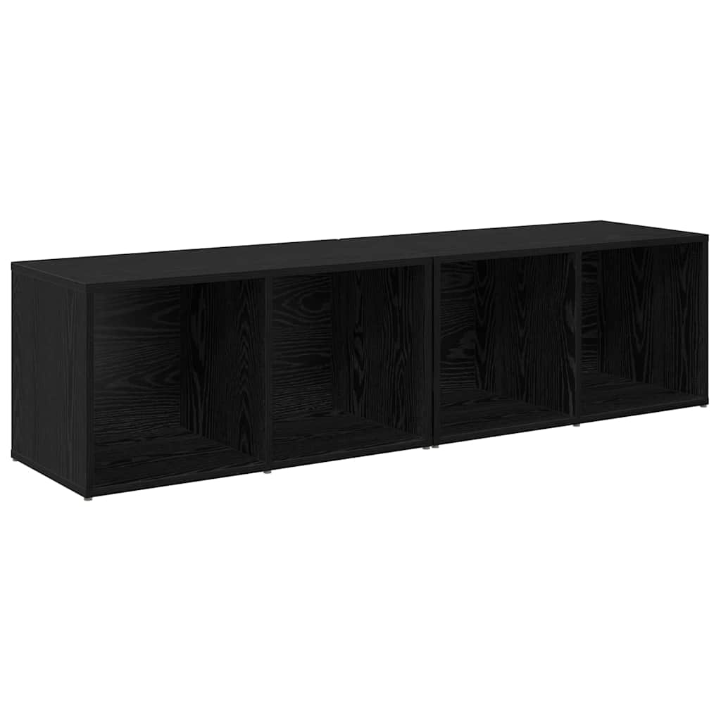 Set mobile TV 2 pcs Rovere Nero 37 x 35 x 72 cm