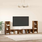 Set mobile TV 4 pcs Legno vecchio 37 x 35 x 107 cm