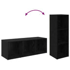 Set mobile TV 4 pcs Rovere Nero 37 x 35 x 107 cm
