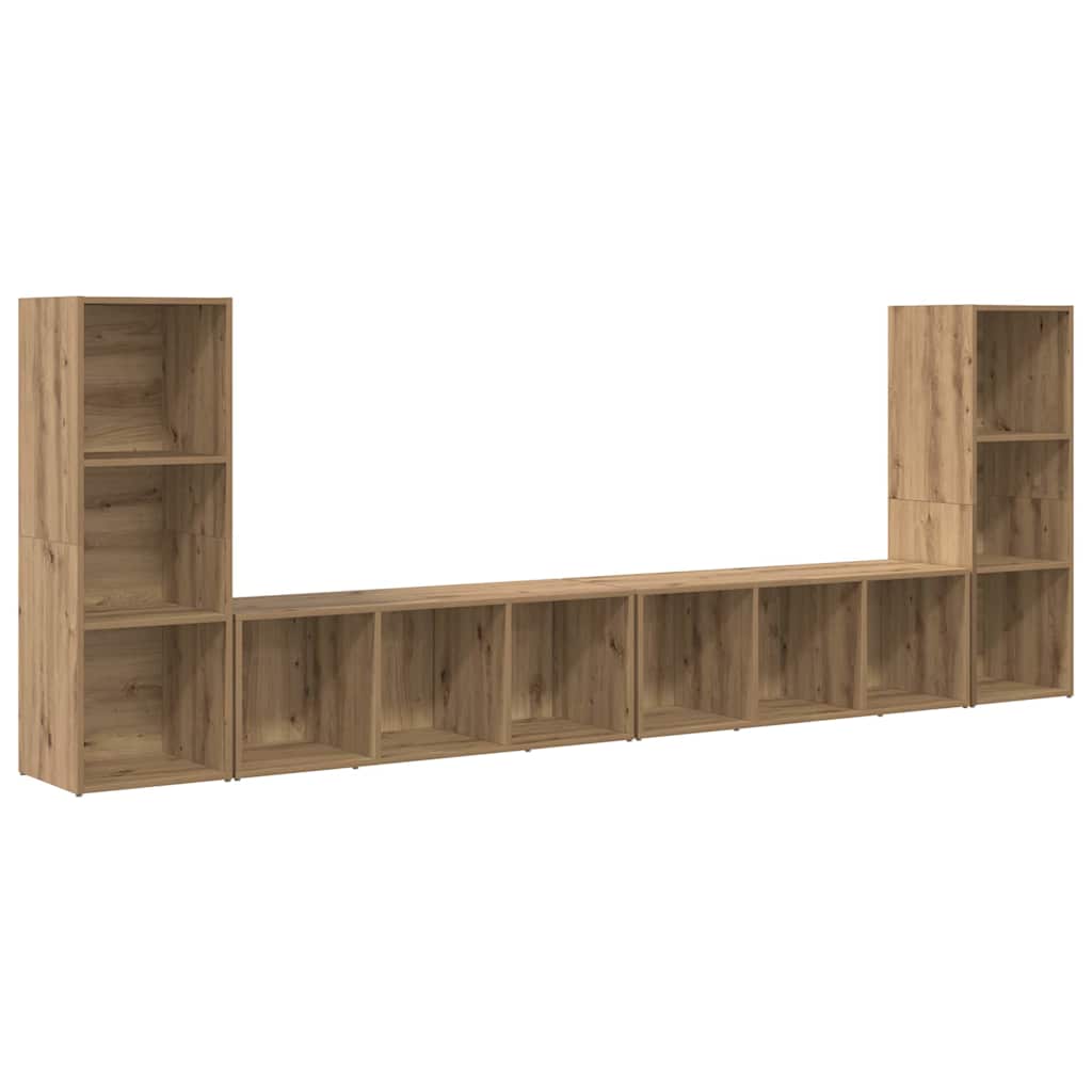 Set mobile TV 4 pcs Rovere artigianale 37 x 35 x 107 cm