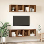 Set mobile TV 2 pcs Legno vecchio 37 x 37 x 142,5 cm