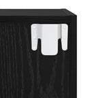 Set mobile TV 2 pcs Rovere Nero 37 x 37 x 142,5 cm